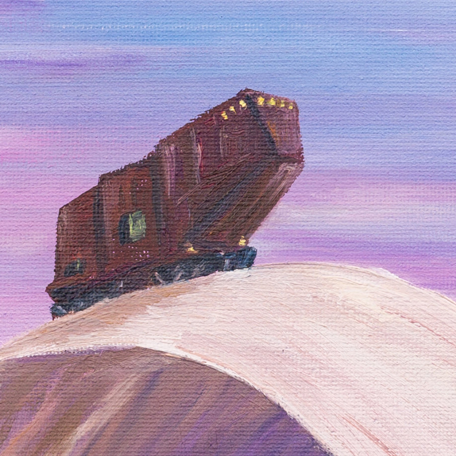Sandcrawler at Sunset