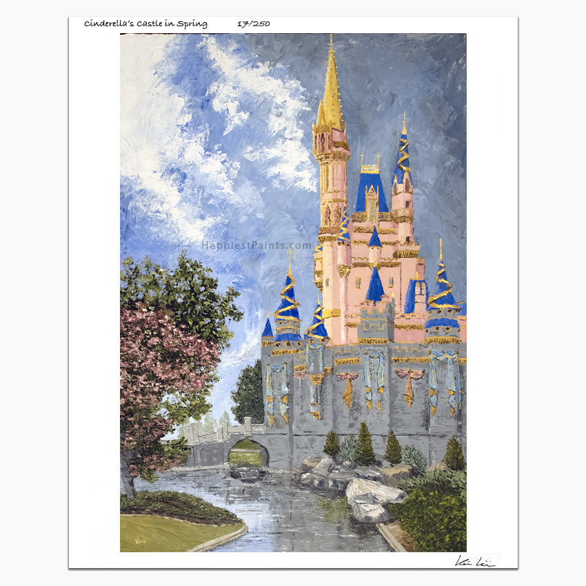 Cinderella's Castle in Spring