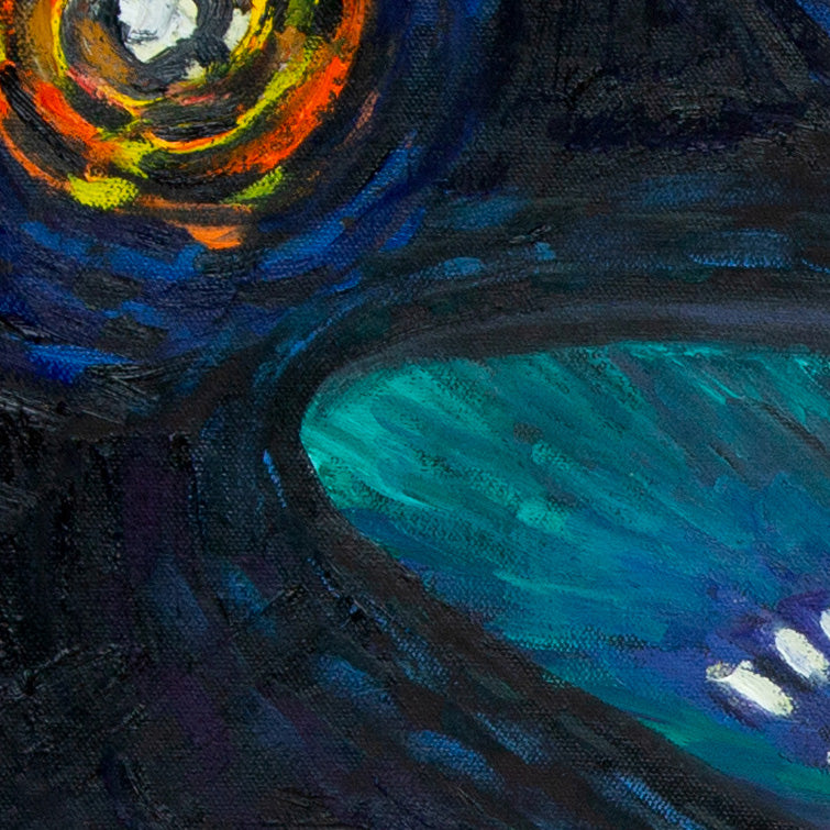 Enterprise in a Starry Night