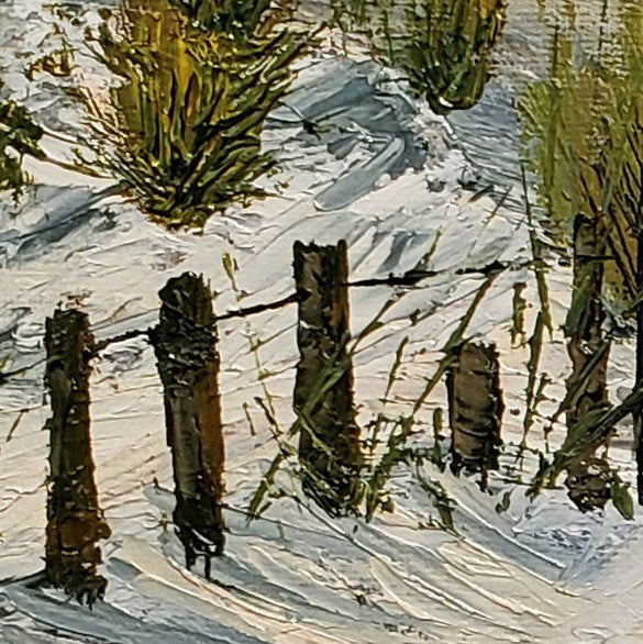 Beach with a Palette Knife