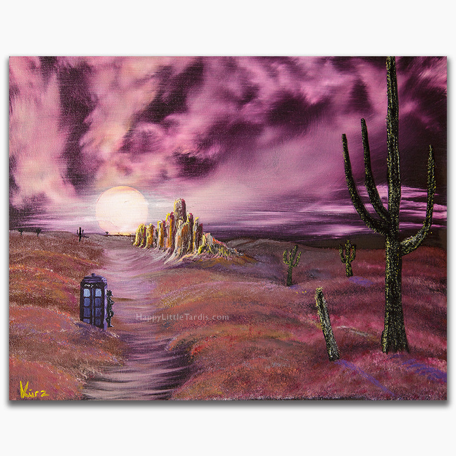 Cactus at Sunset