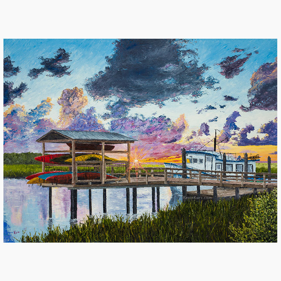 Sunrise over Marsh